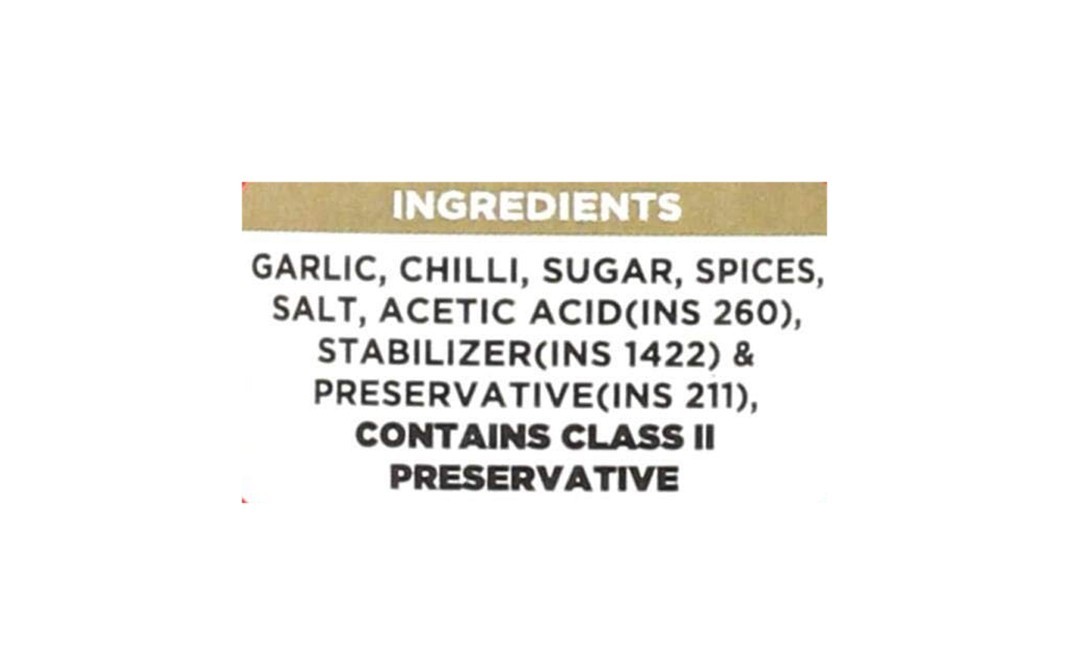 Urban Platter Premium Chilli Garlic Sauce    Glass Bottle  200 grams